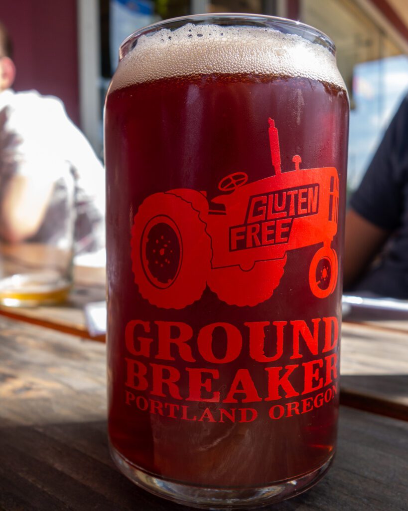 Groundbreaker Brewing is one of the best places to find gluten free beer in Portland. 
