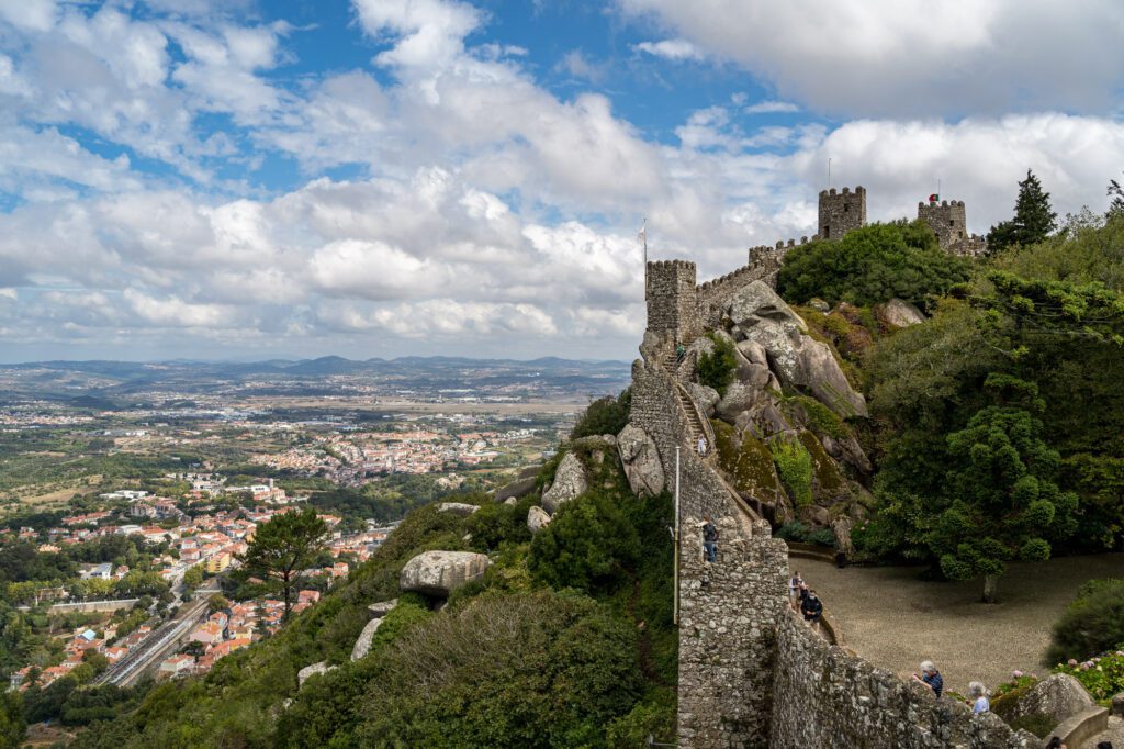 Amazing views from Castelo dos Mouros in Sintra