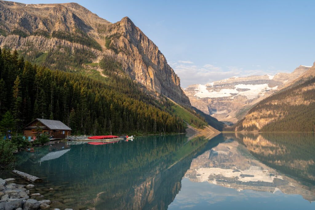 Visiting Lake Louise in the Fall - Pots + Planes